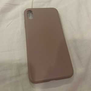 Brown iPhone XS Max case